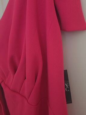 Fitted Women’s Dress in Bright Pink